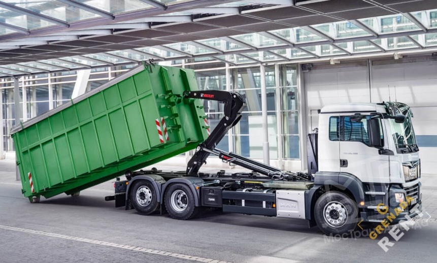 Аренда бункеровоза MAN Мультилифт - 20 м3 26 тонн thumbnail 0