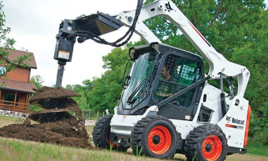 Аренда мини-погрузчика с гидробуром thumbnail 0