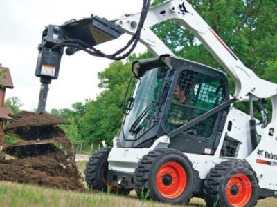 Аренда мини-погрузчика с гидробуром