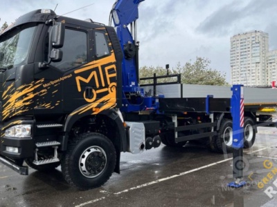 Аренда манипулятора FAW J6 с грузоподъемностью стрелы 8 тонны и грузоподъемностью борта 27 тонн