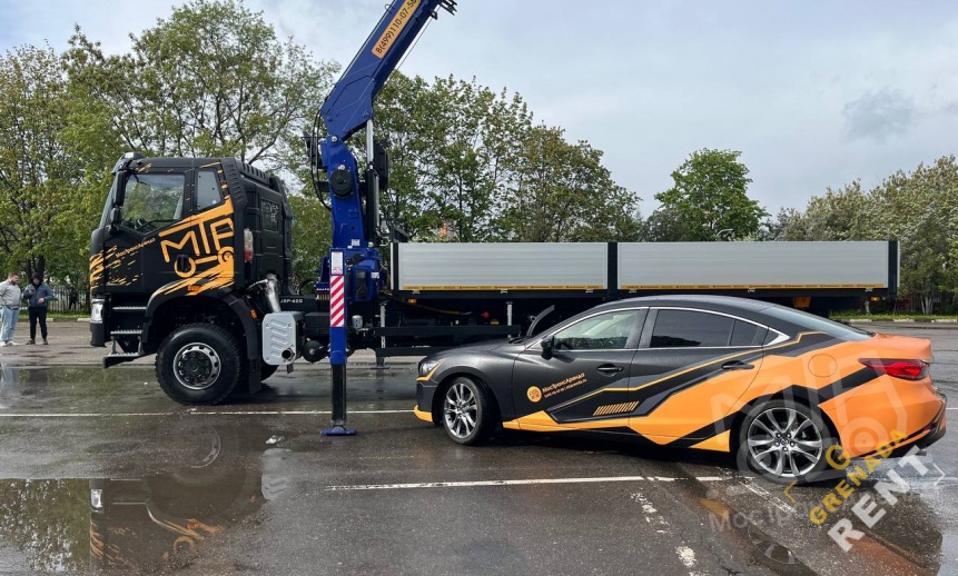 Аренда манипулятора FAW J6 с грузоподъемностью стрелы 8 тонны и грузоподъемностью борта 27 тонн thumbnail 4