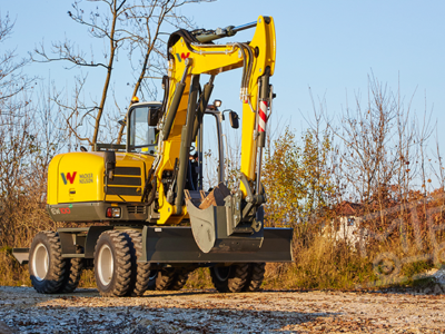 Аренда колесного экскаватора Wacker Neuson EW100