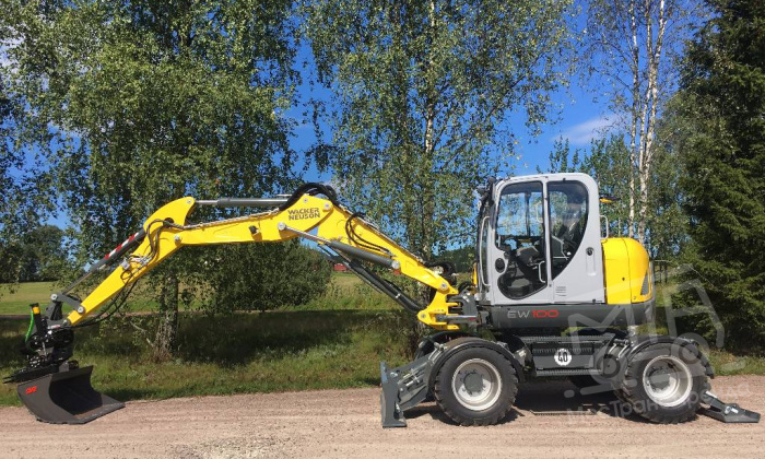 Аренда колесного экскаватора Wacker Neuson EW100 thumbnail 1