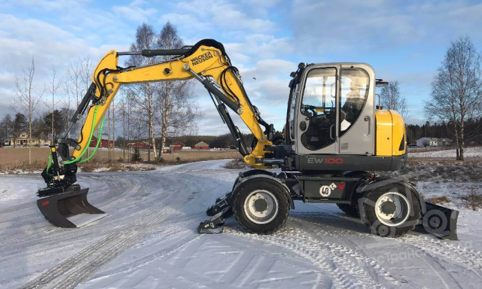 Аренда колесного экскаватора Wacker Neuson EW100 thumbnail 2