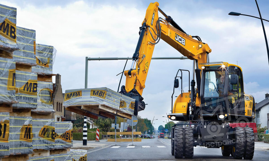 Аренда колесного экскаватора JCB JS145W thumbnail 3