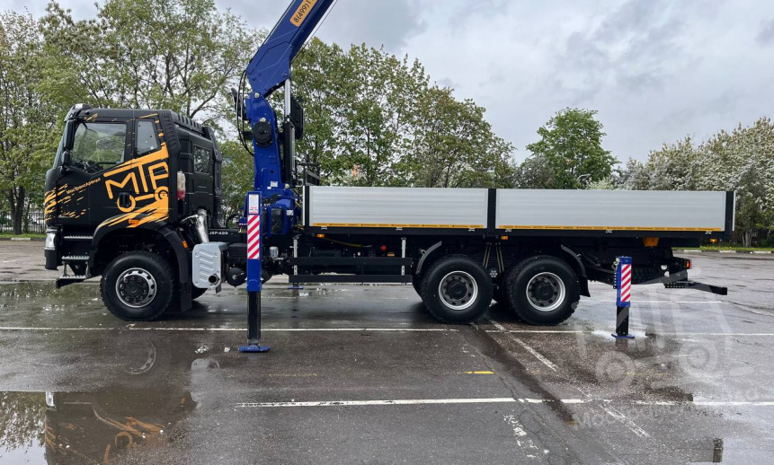 Аренда манипулятора FAW J6 с грузоподъемностью стрелы 8 тонны и грузоподъемностью борта 27 тонн thumbnail 1