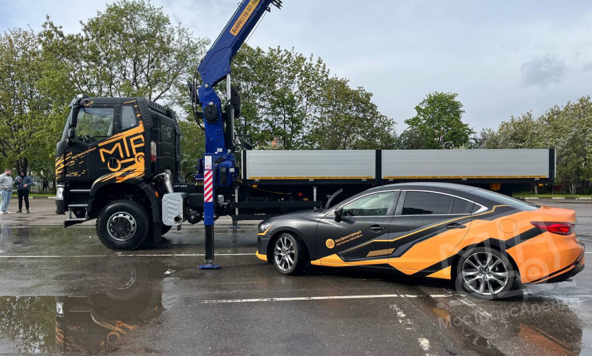 Аренда манипулятора FAW J6 с грузоподъемностью стрелы 8 тонны и грузоподъемностью борта 27 тонн thumbnail 4