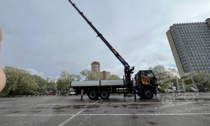 Аренда манипулятора FAW J6 с грузоподъемностью стрелы 8 тонны и грузоподъемностью борта 27 тонн thumbnail 5