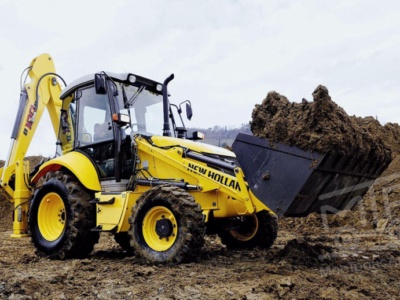 Аренда экскаватора-погрузчика New Holland B100B
