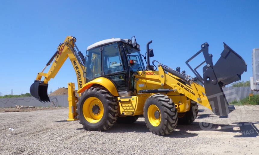 Аренда экскаватора-погрузчика New Holland B100B thumbnail 1