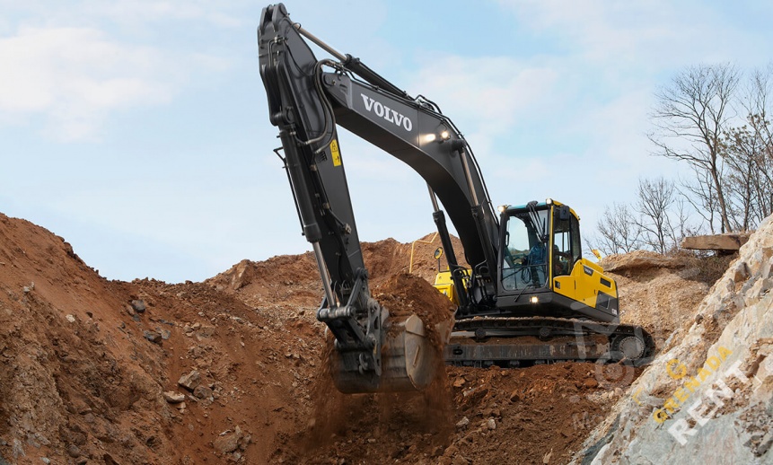Аренда гусеничного экскаватора Volvo EC250D thumbnail 0