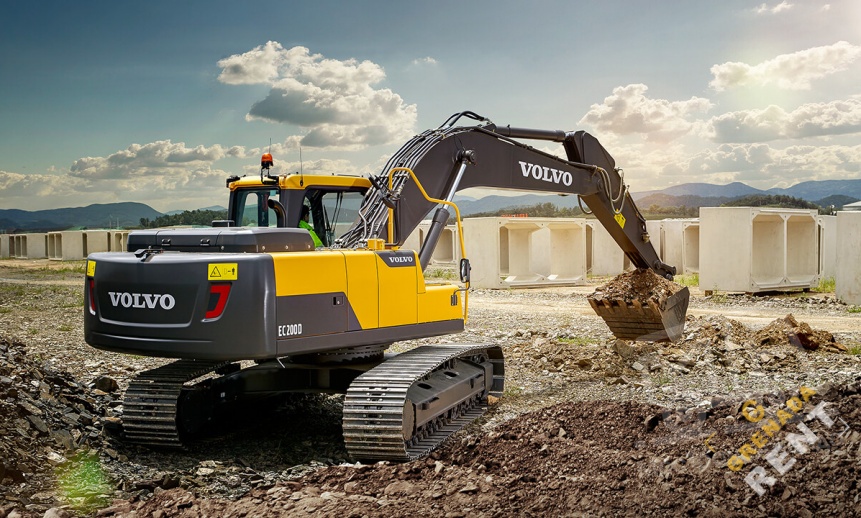 Аренда гусеничного экскаватора Volvo EC200D thumbnail 0