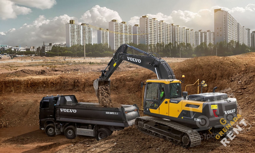 Аренда гусеничного экскаватора Volvo EC200D thumbnail 1