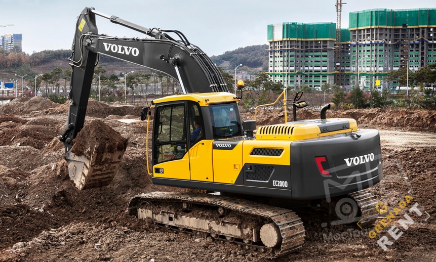 Аренда гусеничного экскаватора Volvo EC200D thumbnail 2