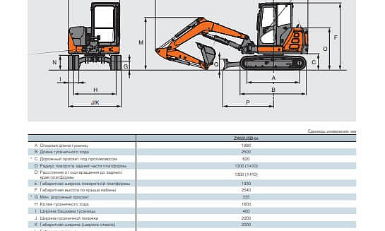 Аренда мини-экскаватора Hitachi ZX65USB-5A thumbnail 4