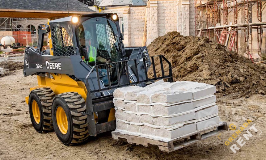 Аренда мини-погрузчика John Deere 324G thumbnail 1