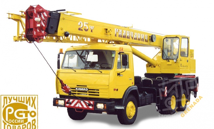 Аренда автокрана Галичанин - 25 тонн thumbnail 1