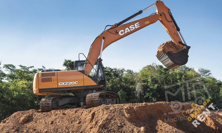 Аренда гусеничного экскаватора Case CX220C LC thumbnail 0