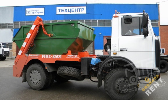 Аренда мусоровоза МАЗ МКС-3501 - 8 м3 9 тонн thumbnail 1