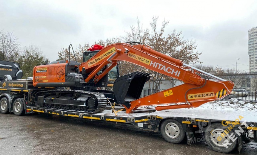 Аренда гусеничного экскаватора Hitachi ZX210LCN thumbnail 1