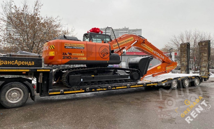 Аренда гусеничного экскаватора Hitachi ZX210LCN thumbnail 3