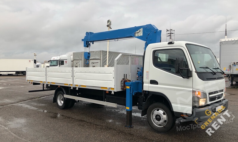 Аренда манипулятора Mitsubishi Fuso, стрела 7 тонн, борт 10 тонн thumbnail 0