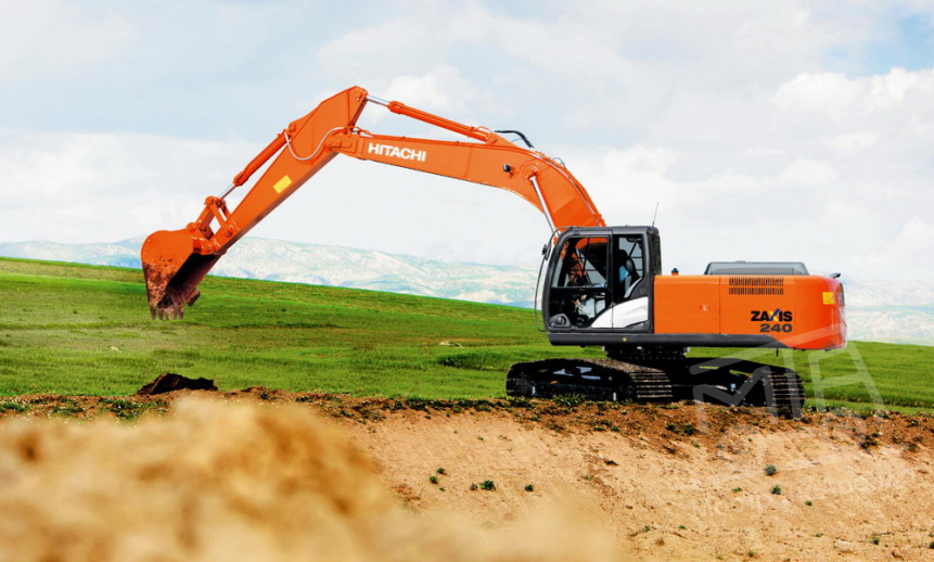 Аренда гусеничного экскаватора Hitachi ZX240-5G thumbnail 0