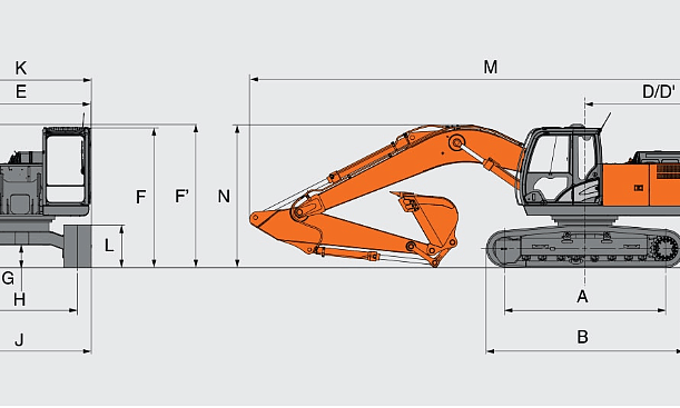 Аренда гусеничного экскаватора Hitachi ZX240-5G thumbnail 2