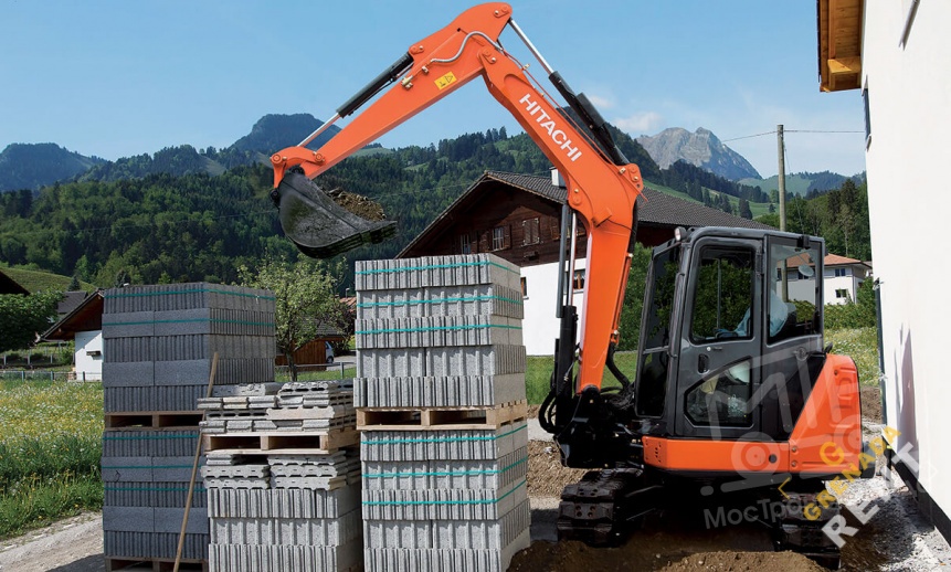 Аренда мини-экскаватора Hitachi ZX65USB-5A thumbnail 0