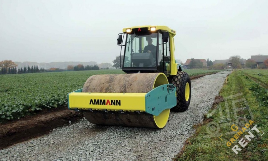 Аренда грунтового катка AMMANN AC-120 14 тонн thumbnail 0