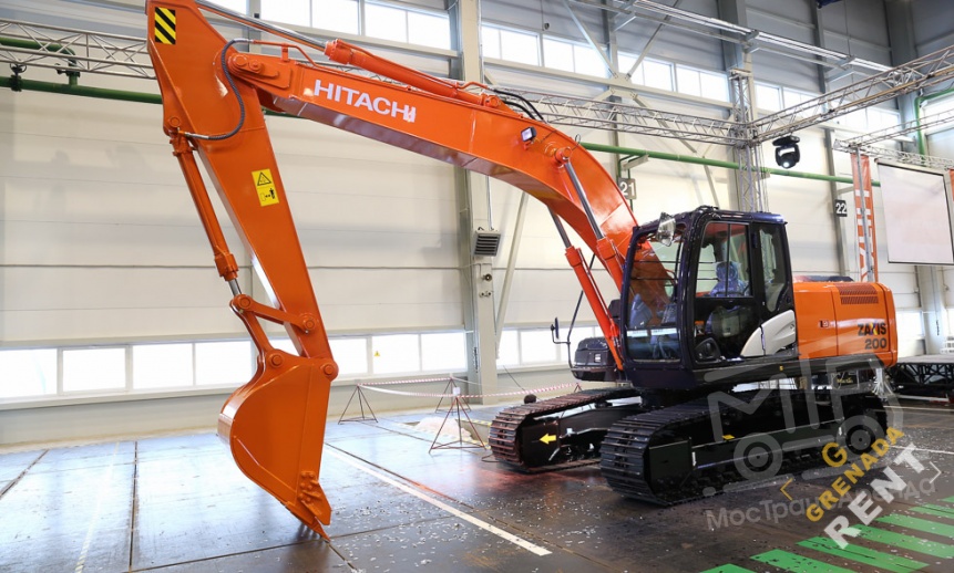 Аренда гусеничного экскаватора Hitachi ZX200-5G thumbnail 0