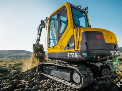 Аренда мини-экскаватора Volvo EC55B PRO
