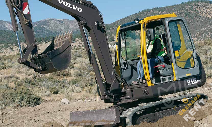 Аренда мини-экскаватора Volvo EC55B PRO thumbnail 1