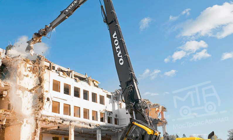 Аренда экскаватора-разрушителя Volvo EC480DHR thumbnail 1