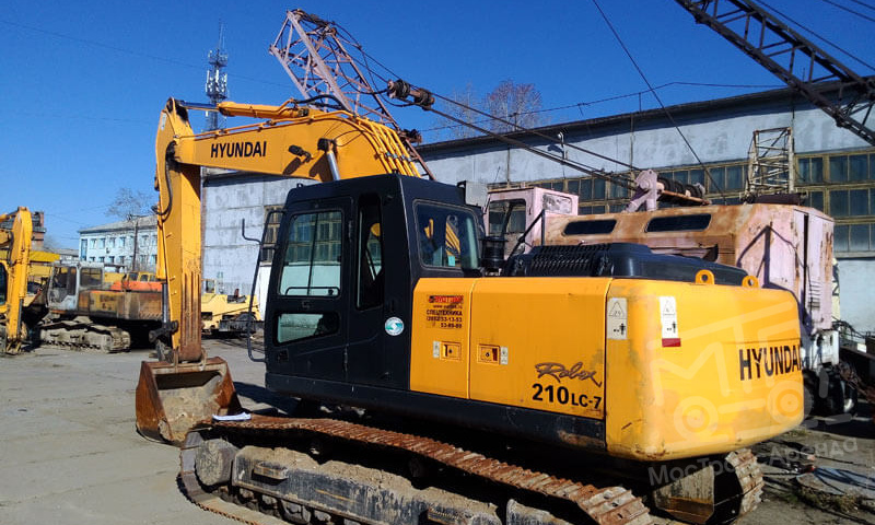 Аренда длиннорукого экскаватора Hyundai R210LC-7 LR thumbnail 3