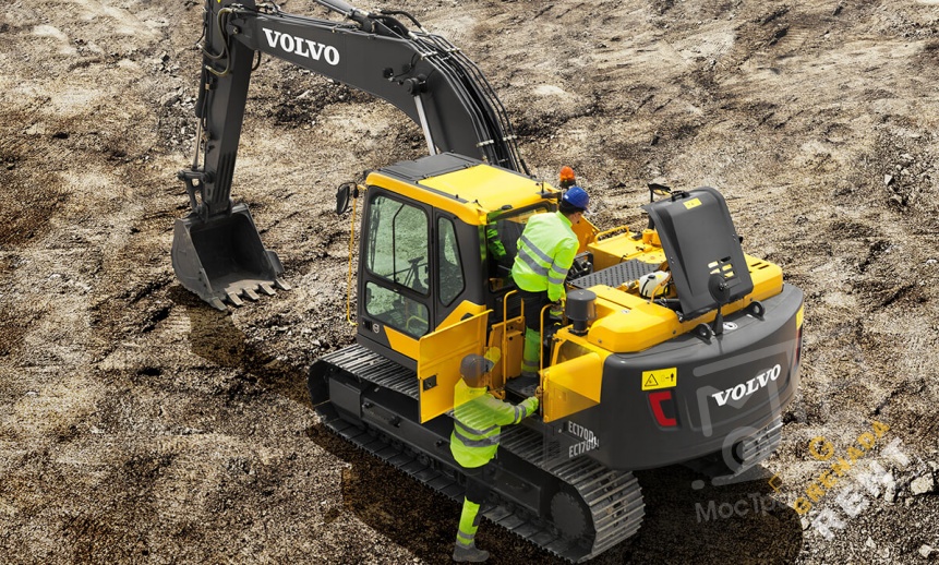 Аренда гусеничного экскаватора Volvo EC170D thumbnail 2