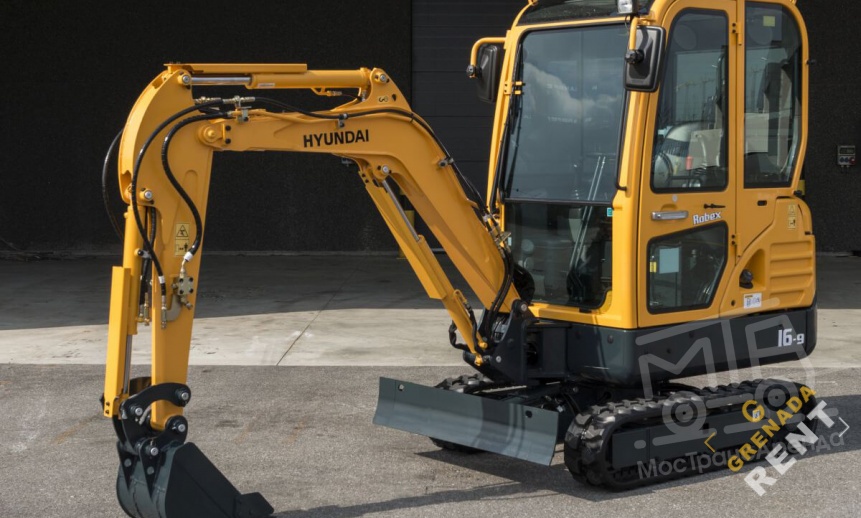 Аренда мини-экскаватора Hyundai R16-9 thumbnail 0