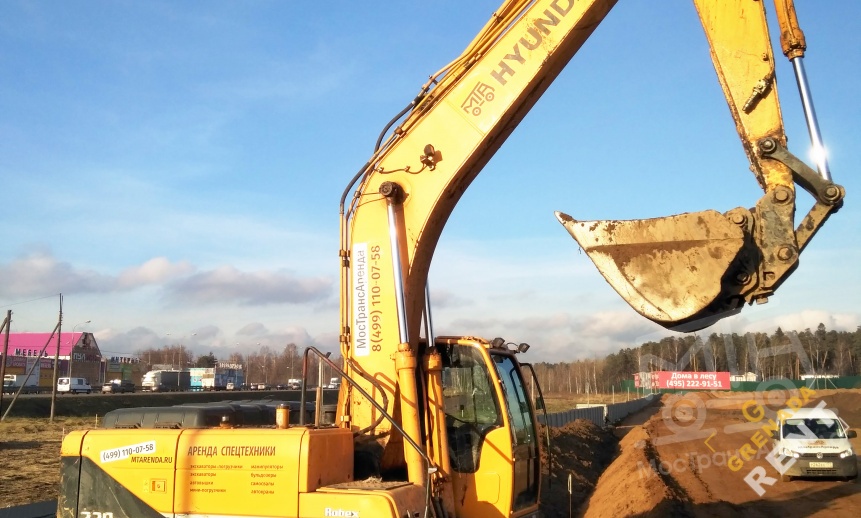 Аренда гусеничного экскаватора Hyundai R220LC 9S thumbnail 2