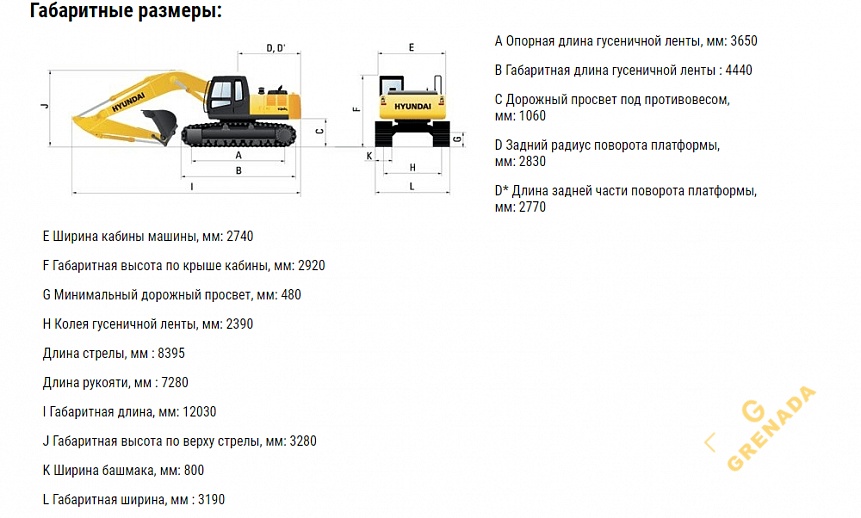 Аренда гусеничного экскаватора Hyundai R220LC 9S thumbnail 3