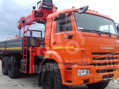 Манипулятор КАМАЗ вездеход, стрела 7 тонн, борт 10 тонн