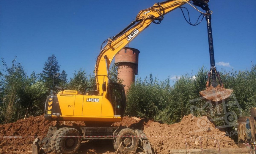 Аренда колесного экскаватора с грейфером 9 метров thumbnail 0