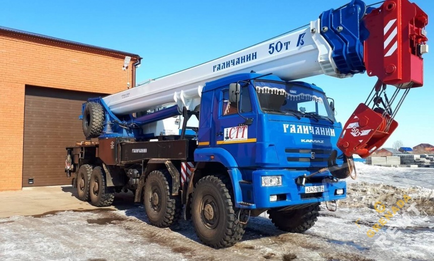 Аренда автокрана Галичанин - 50 тонн thumbnail 0