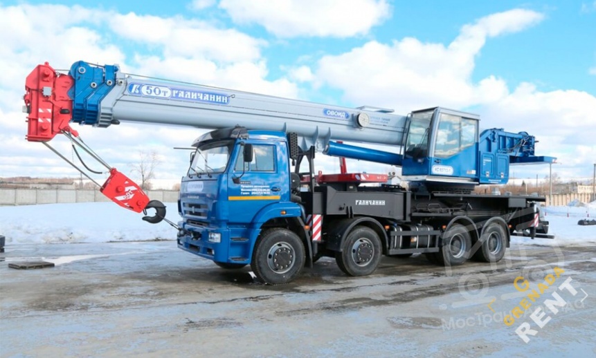 Аренда автокрана Галичанин - 50 тонн thumbnail 2