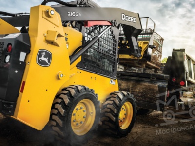 Аренда мини-погрузчика John Deere 316GR