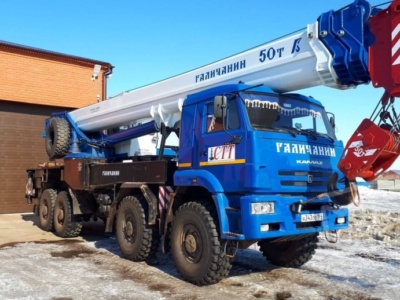 Аренда автокрана Галичанин - 50 тонн