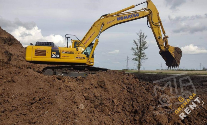 Гусеничный экскаватор Komatsu PC300 thumbnail 0