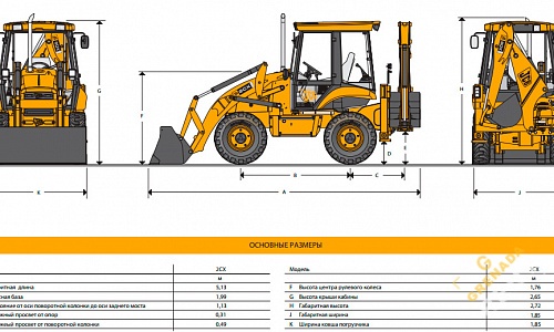 Аренда экскаватора-погрузчика JCB 2CX thumbnail 3