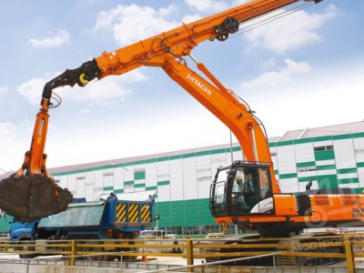 Аренда гусеничного экскаватора с грейфером 18 метров