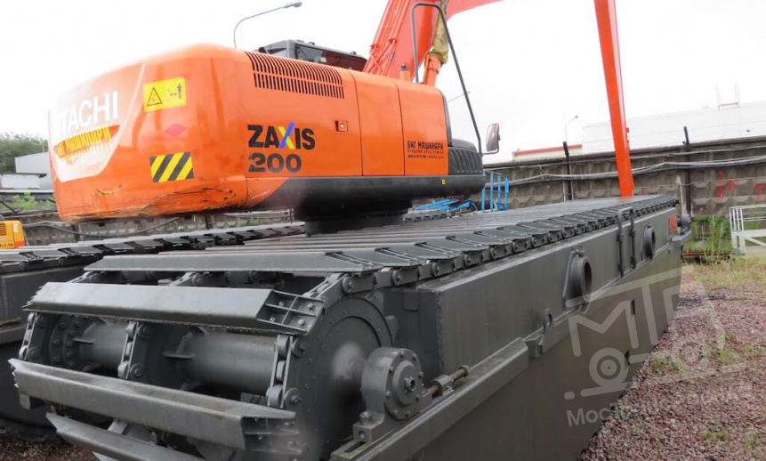 Аренда плавающего экскаватора Hitachi ZX200 RIVER thumbnail 0
