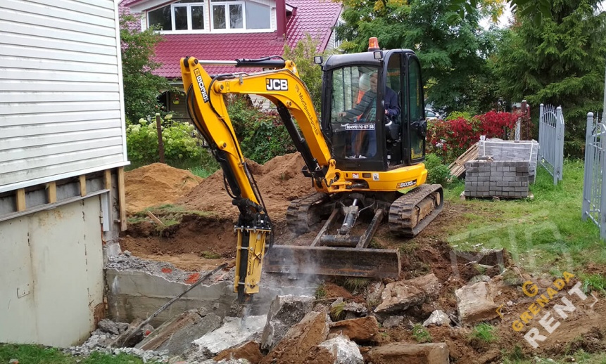 Аренда мини-экскаватора JCB 8035 ZTS thumbnail 0